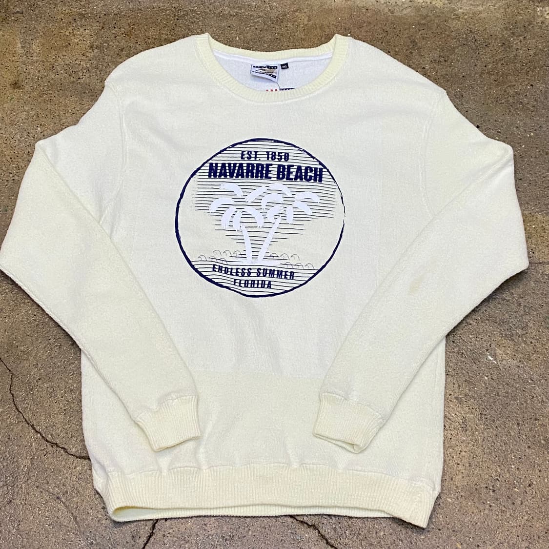 USA 미국 빈티지 NAVARRE BEACH 맨투맨 상품이미지1