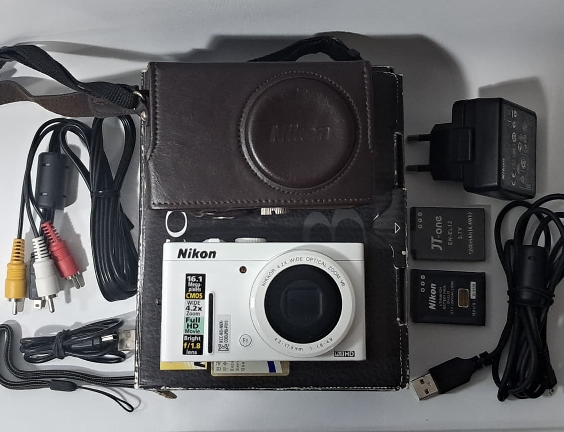 팝업 플래시!) 니콘 쿨픽스 P310 화이트 디카 상품이미지7