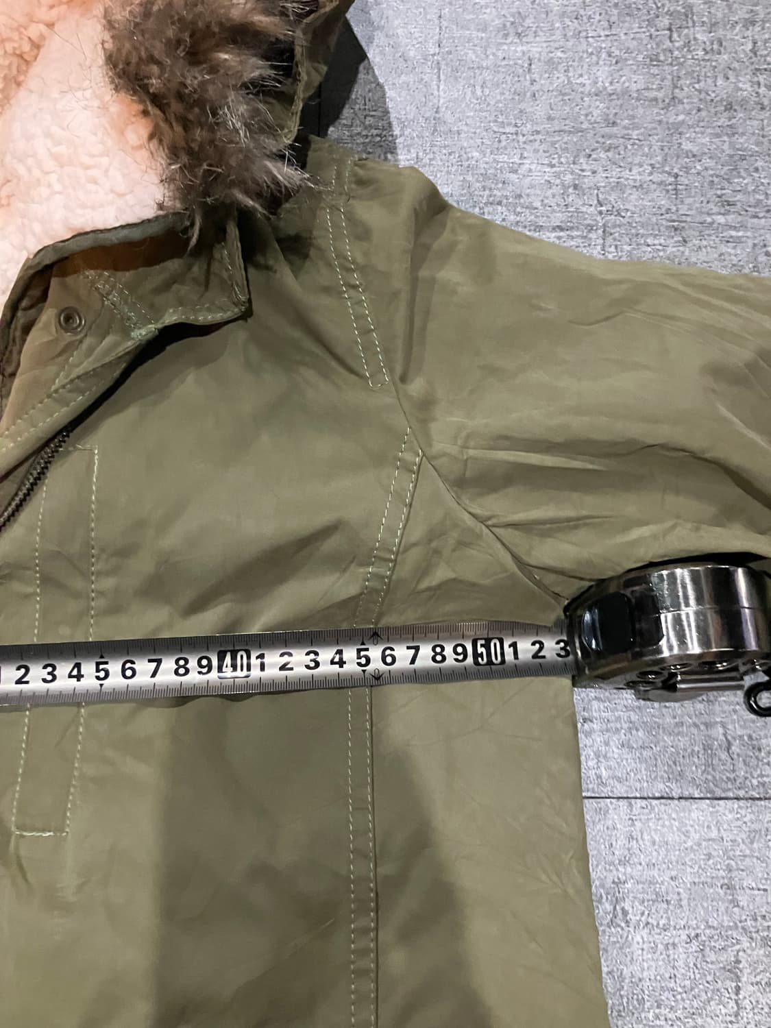 일본빈티지 boomya 올드스쿨아메카지 울프죠 사파리양털자켓 상품이미지2