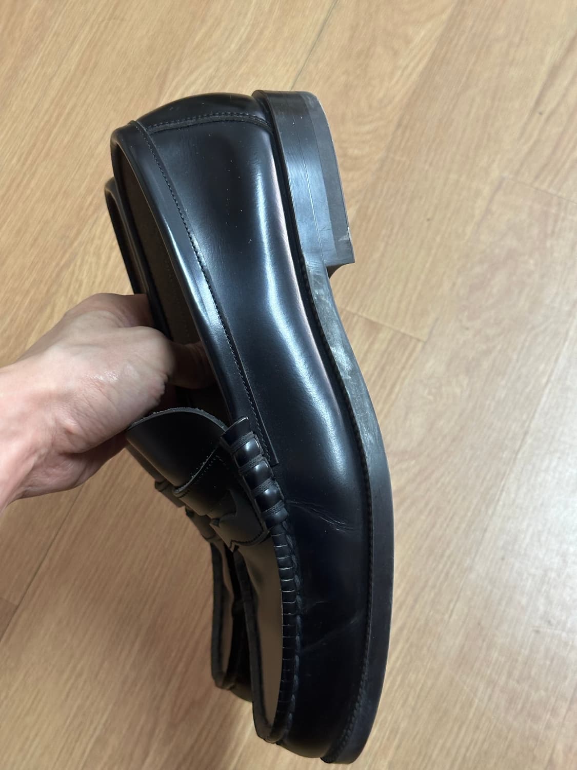 하루타 906 로퍼 블랙 270 상품이미지6
