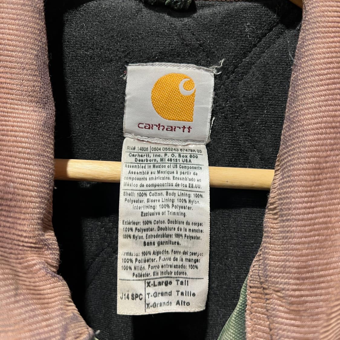 칼하트 J14 산타페 워크자켓 XL 상품이미지3