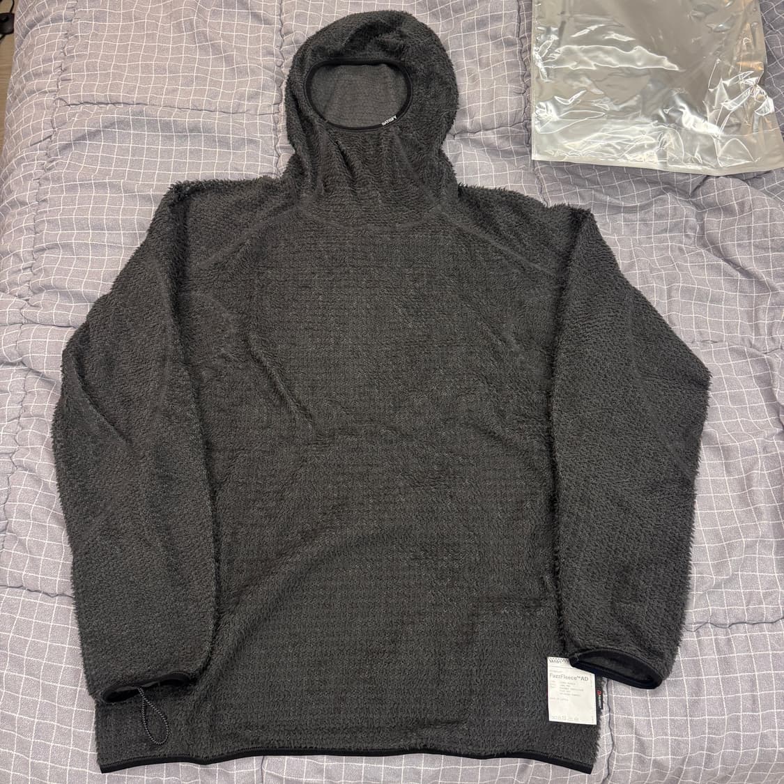 [xl] 새티스파이 퍼즈플리스 AD 라이트 후드 팬텀 새상품급 상품이미지1