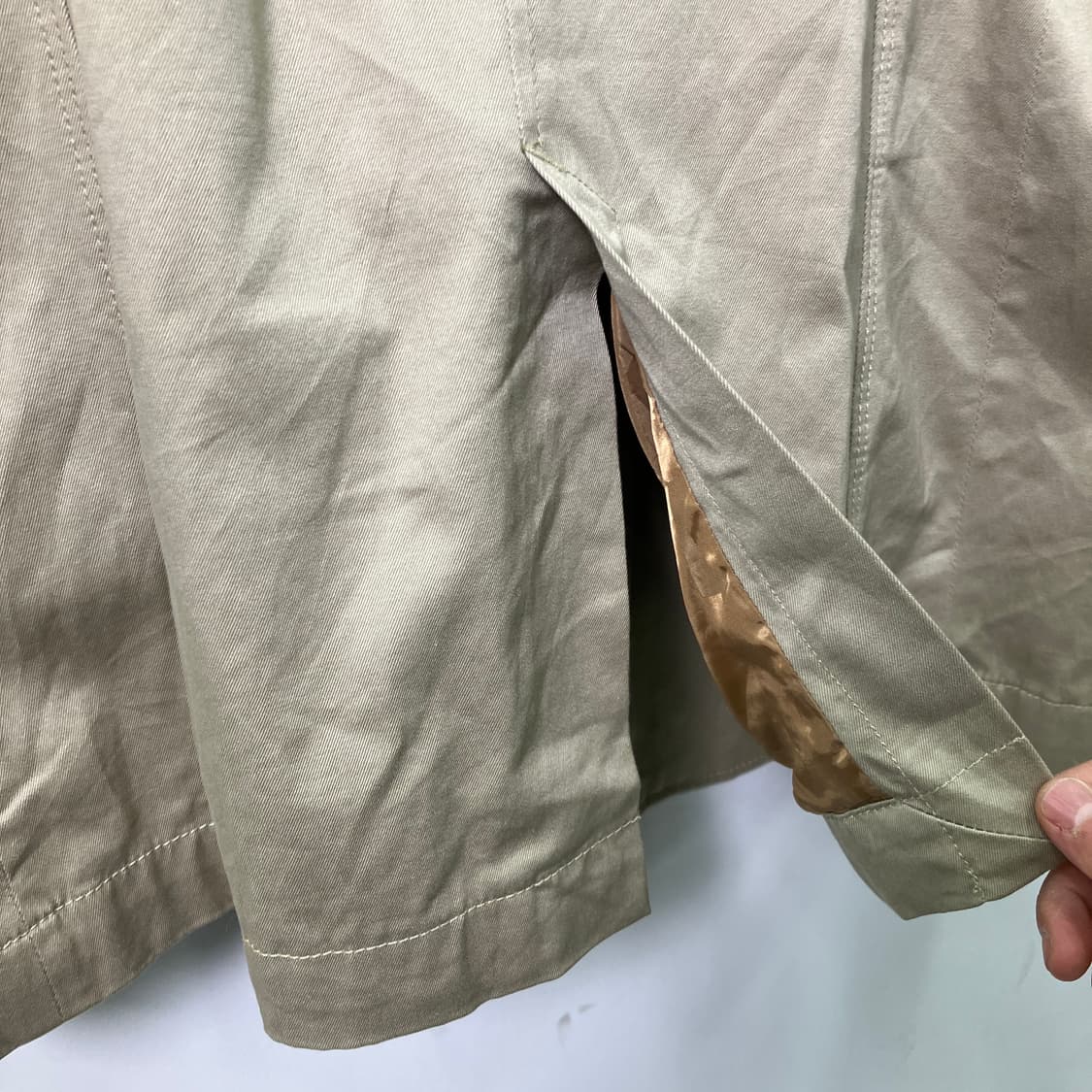 Diesel 디젤 더블 트렌치 코트 S 상품이미지7