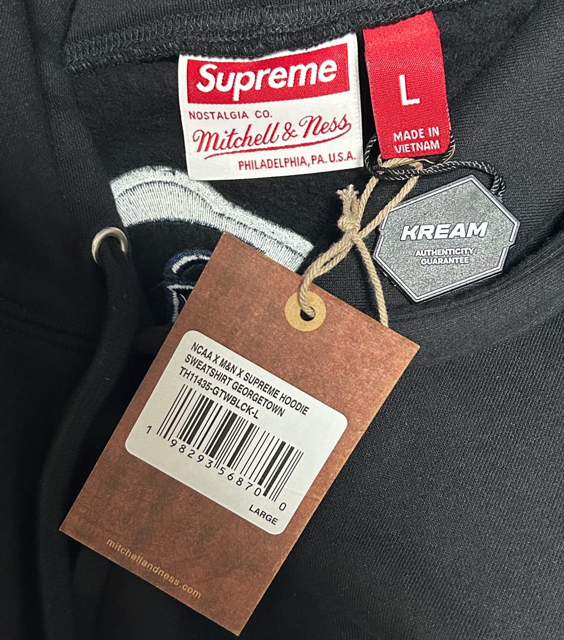 슈프림 미첼&네스 후드 스웨트 셔츠 상품이미지3