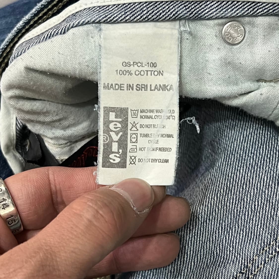  리바이스 레드룹 워싱 데님 팬츠 y14550 상품이미지9