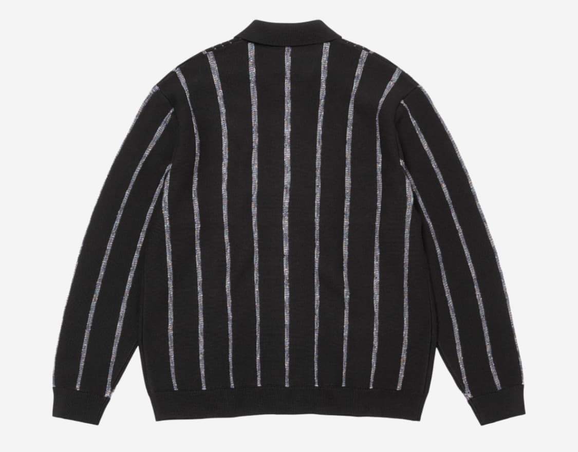 슈프림 24fw 스페클 집업 가디건 블랙 상품이미지2