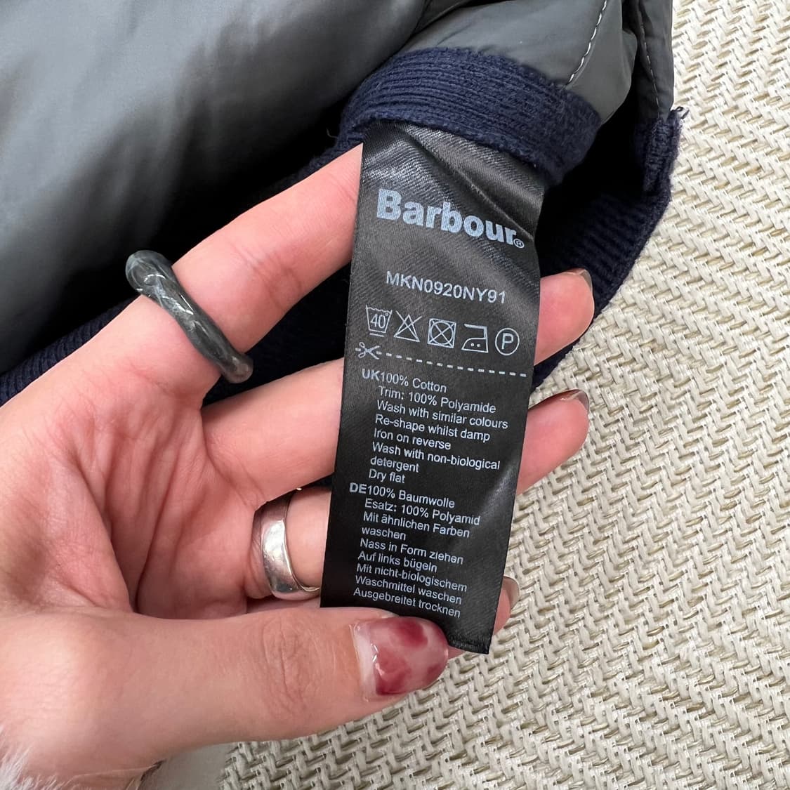 바버 패딩 베스트 r2655 상품이미지6