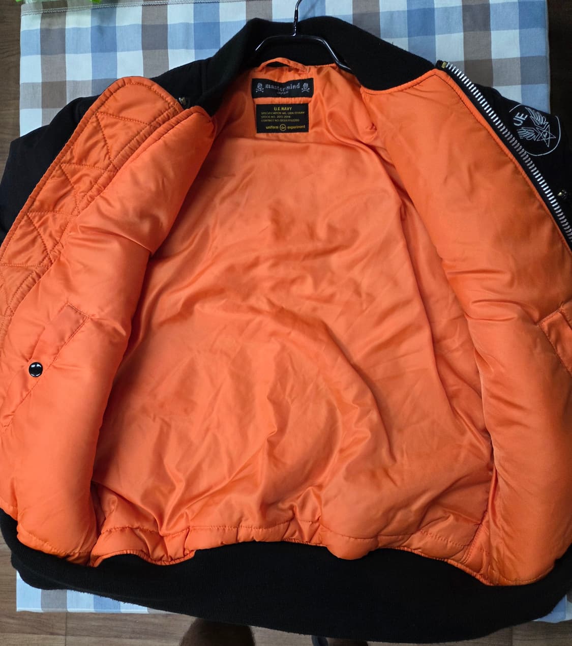 마스터마인드×유니폼 익스페리먼트×알파인더스트리 MA-1  상품이미지9