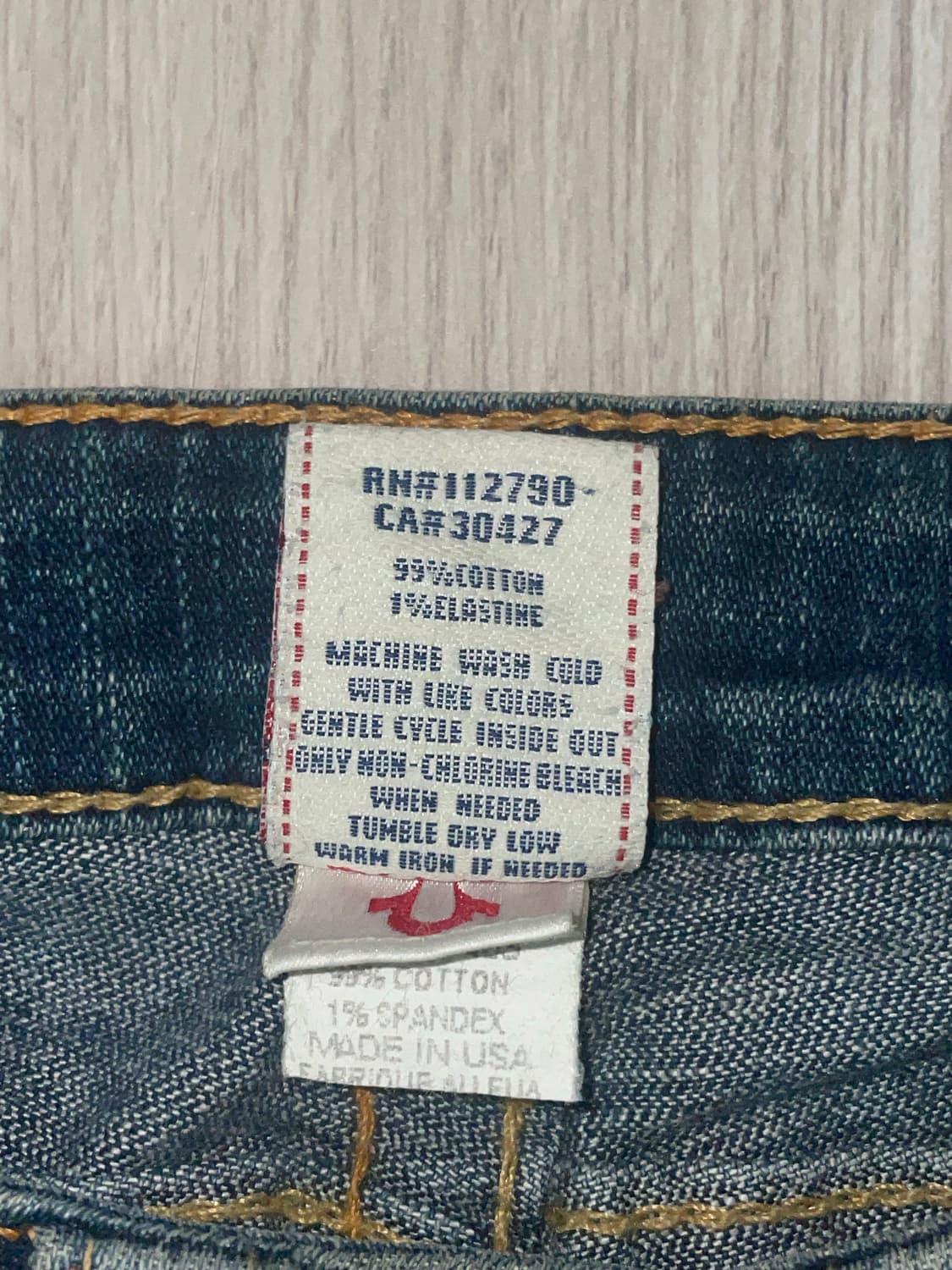 트루릴리전 데미지 로우라이즈 팬츠 24 상품이미지5