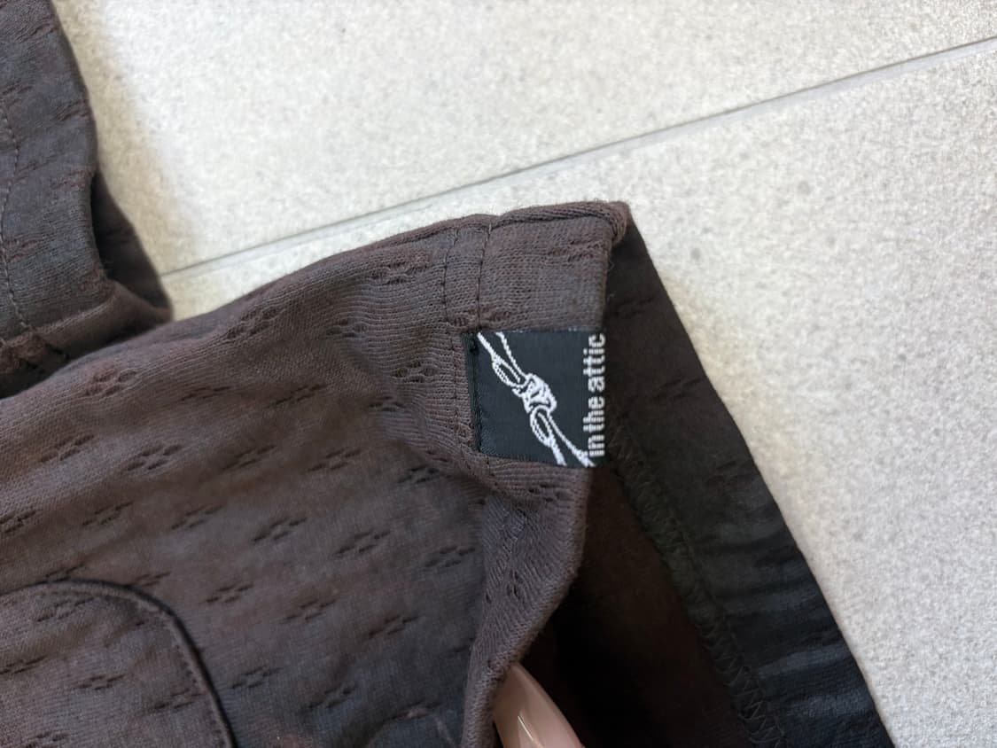 블랙 브라운 롱 가디건 상품이미지4