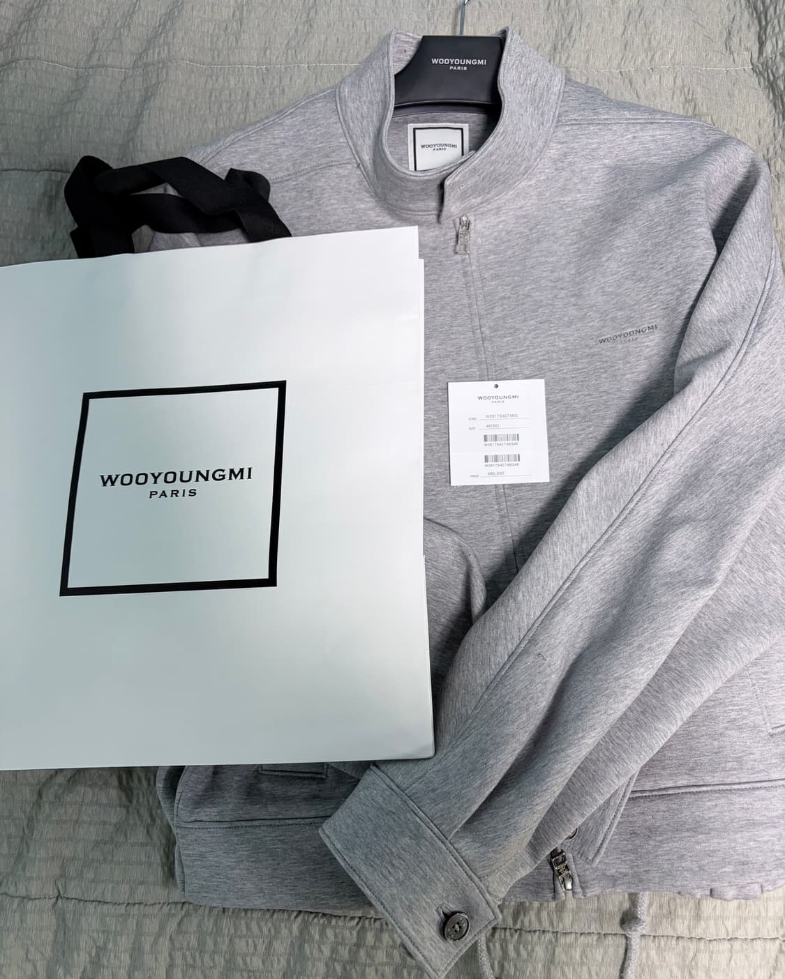 26ss 우영미 하이넥 집업 46사이즈 상품이미지1