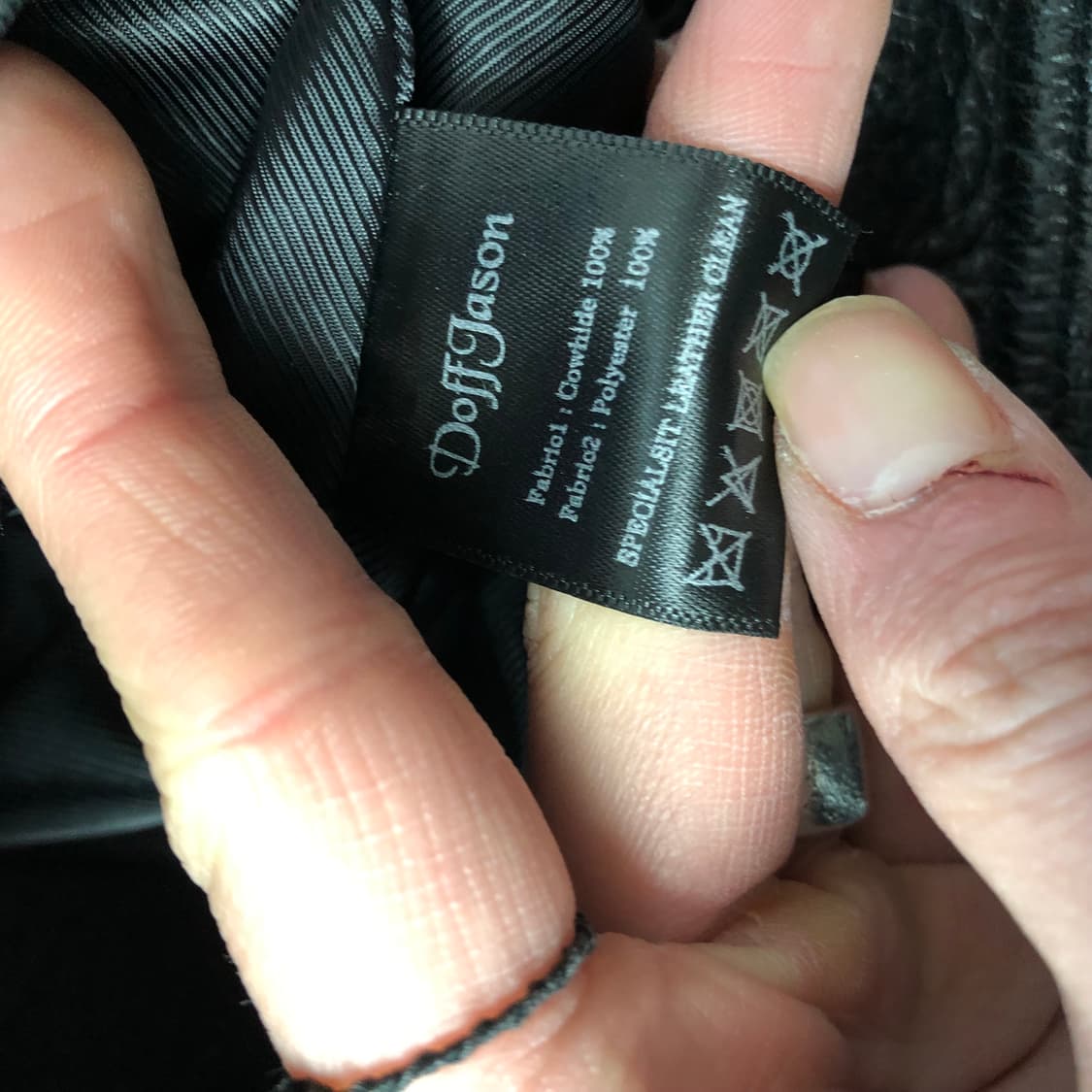 도프제이슨 카우하이드 싱글 라이더 자켓 상품이미지7