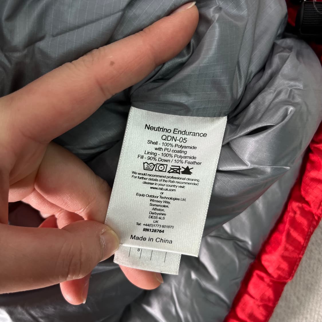 100 RAB 랩 뉴트리노 엔듀런스 다운 패딩 상품이미지8