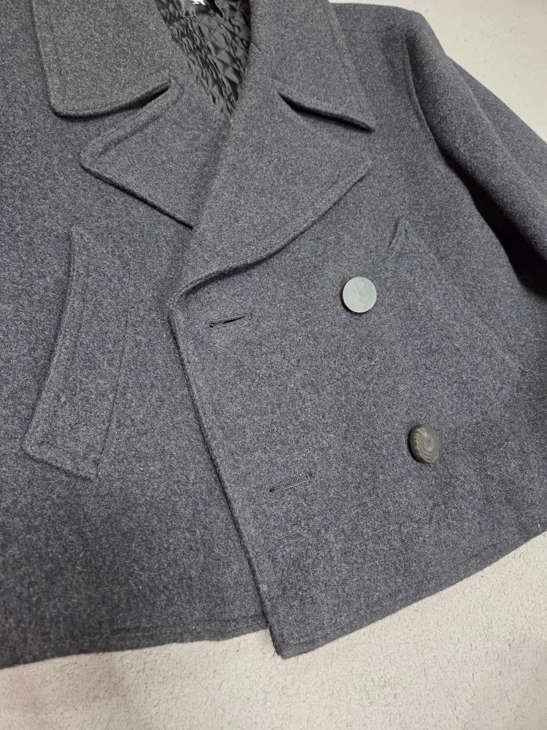 크롭 스타일 울 자켓 상품이미지2