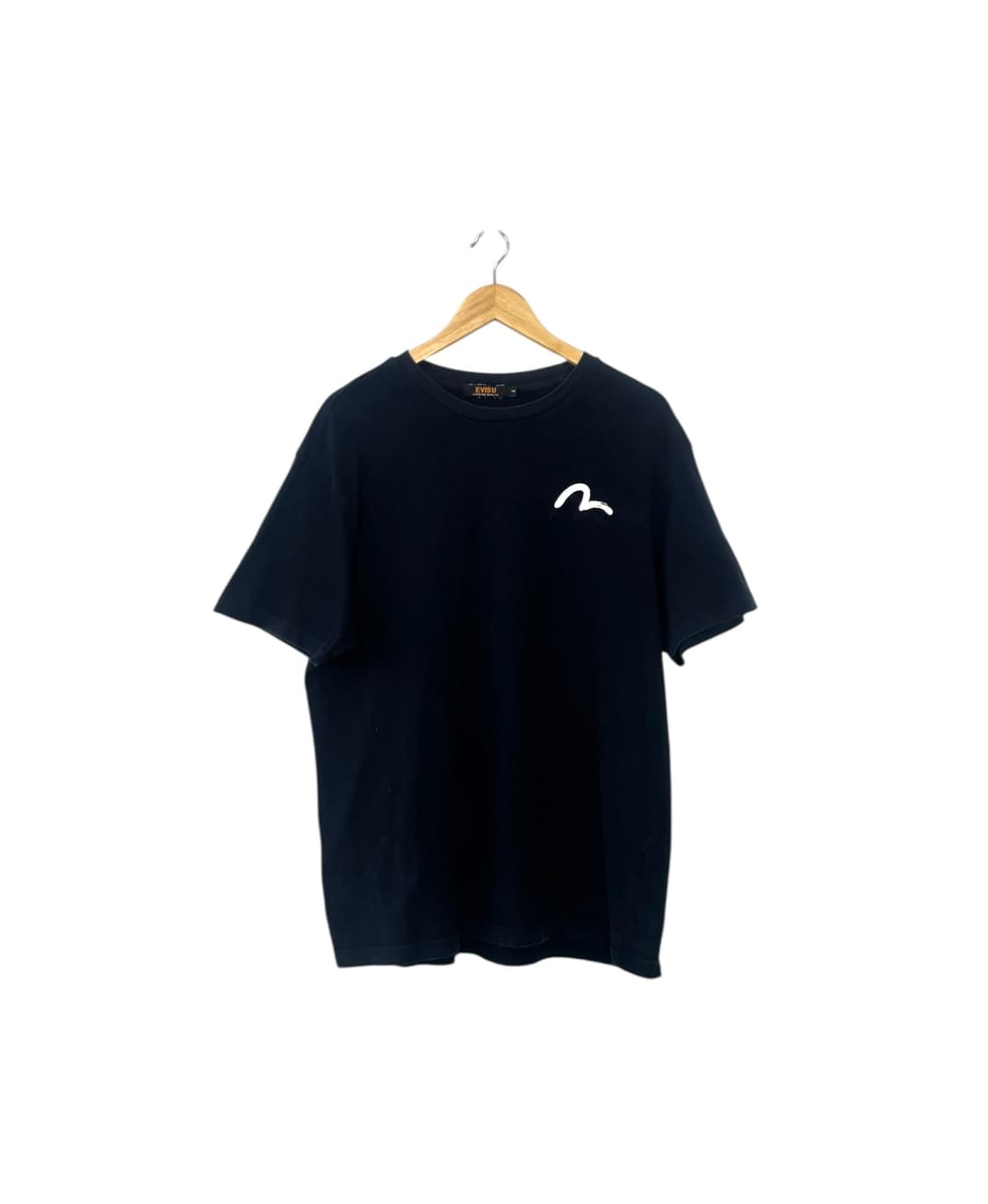 EVISU 에비수 한글믹스 라운드 반팔티 XL  상품이미지4