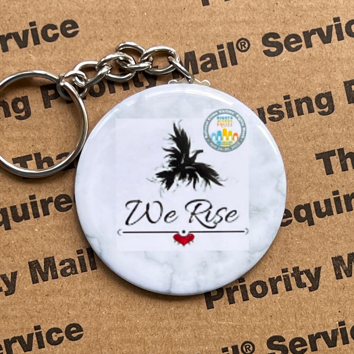 90s vtg We Rise Marble Keyring 상품이미지1