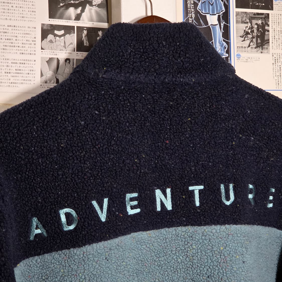 아디다스 블루 아노락 반집업 후리스 상품이미지7