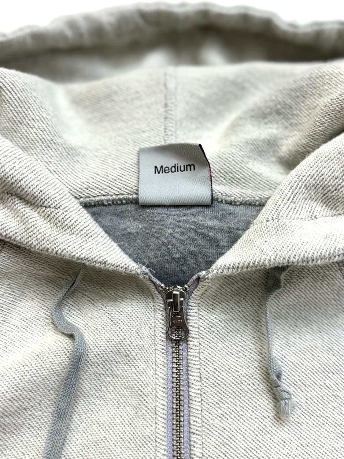 X-LARGE 엑스라지 그레이 컬러 오버록 디테일 투웨이 후드집업 상품이미지9