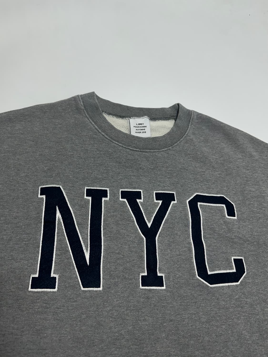 L.GREY NYC 오버사이즈 스웻셔츠 맨투맨 상품이미지2