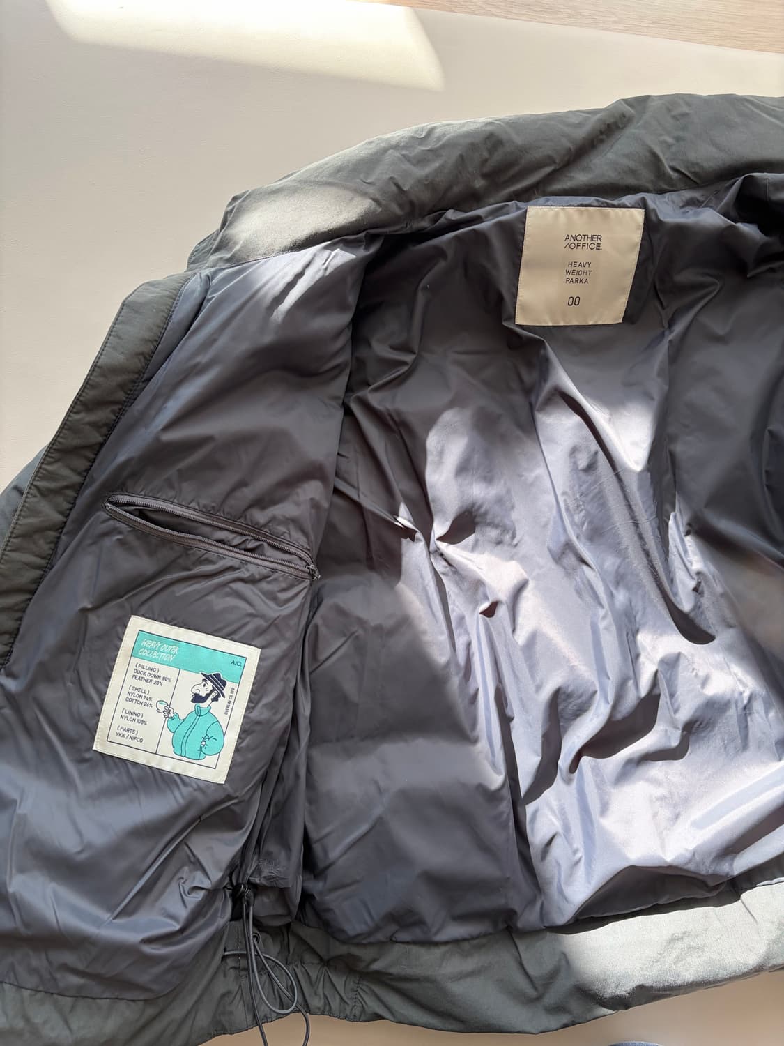 어나더 오피스 스노우맨 패딩 00사이즈 상품이미지2