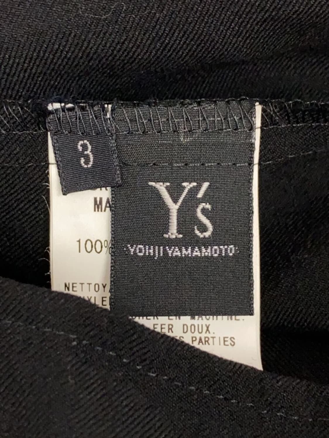 Y’s 요지야마모토 Gathered blouse 상품이미지7