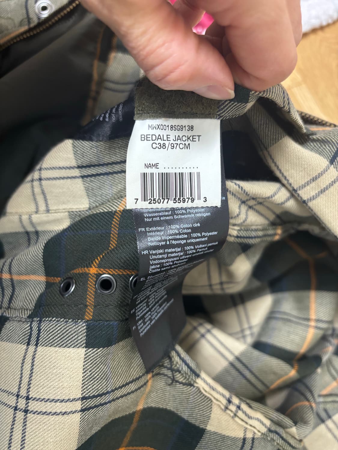 바버 왁스 자켓 + 퀼팅조끼 상품이미지9