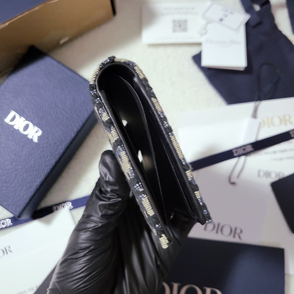 [새상품급/풀구성] 디올 오블리크 오거나이저 카드지갑  상품이미지7