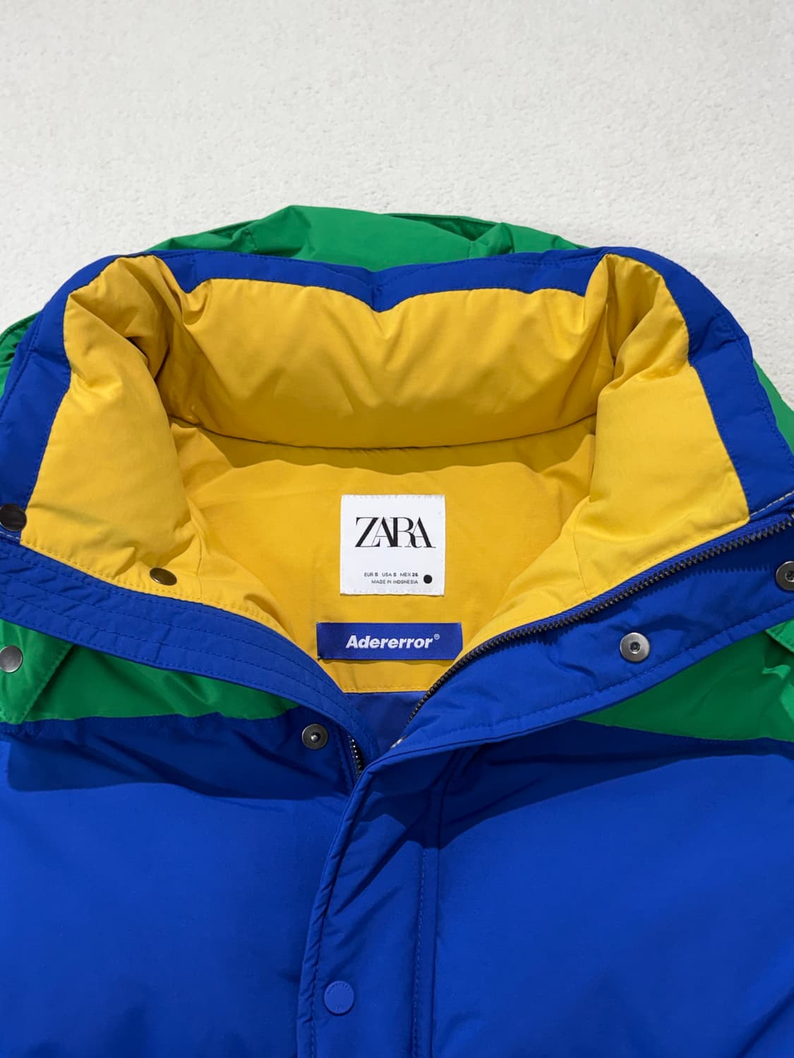 자라 아더에러 컬러블록 패딩 S 사이즈 상품이미지2