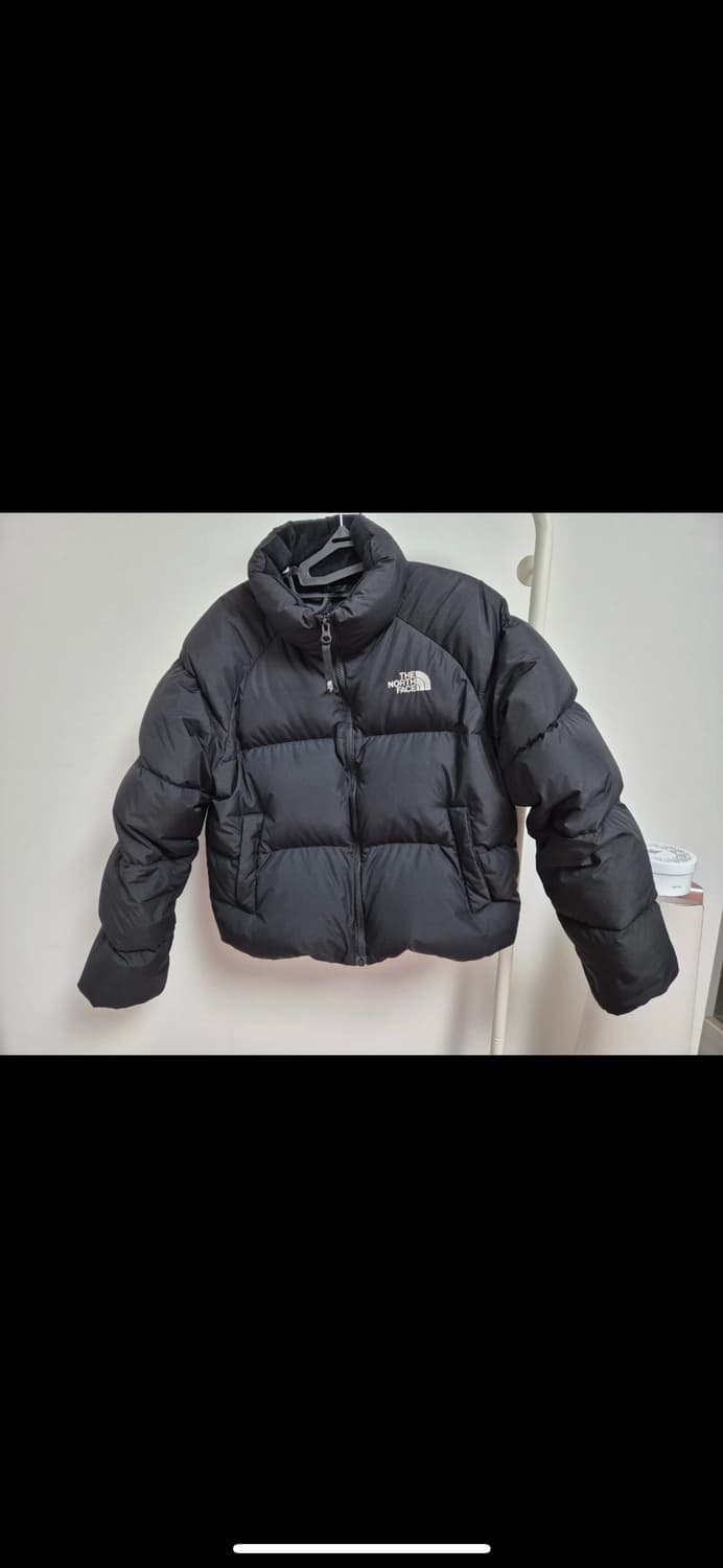노스페이스 패딩 블랙 S(85)무광 상품이미지1