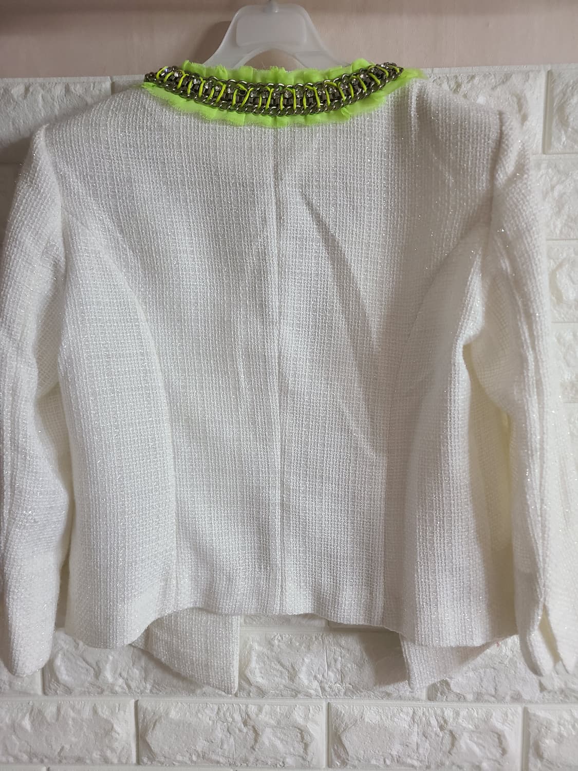 제시뉴욕 보석 트위드 재킷(55-66) 상품이미지7