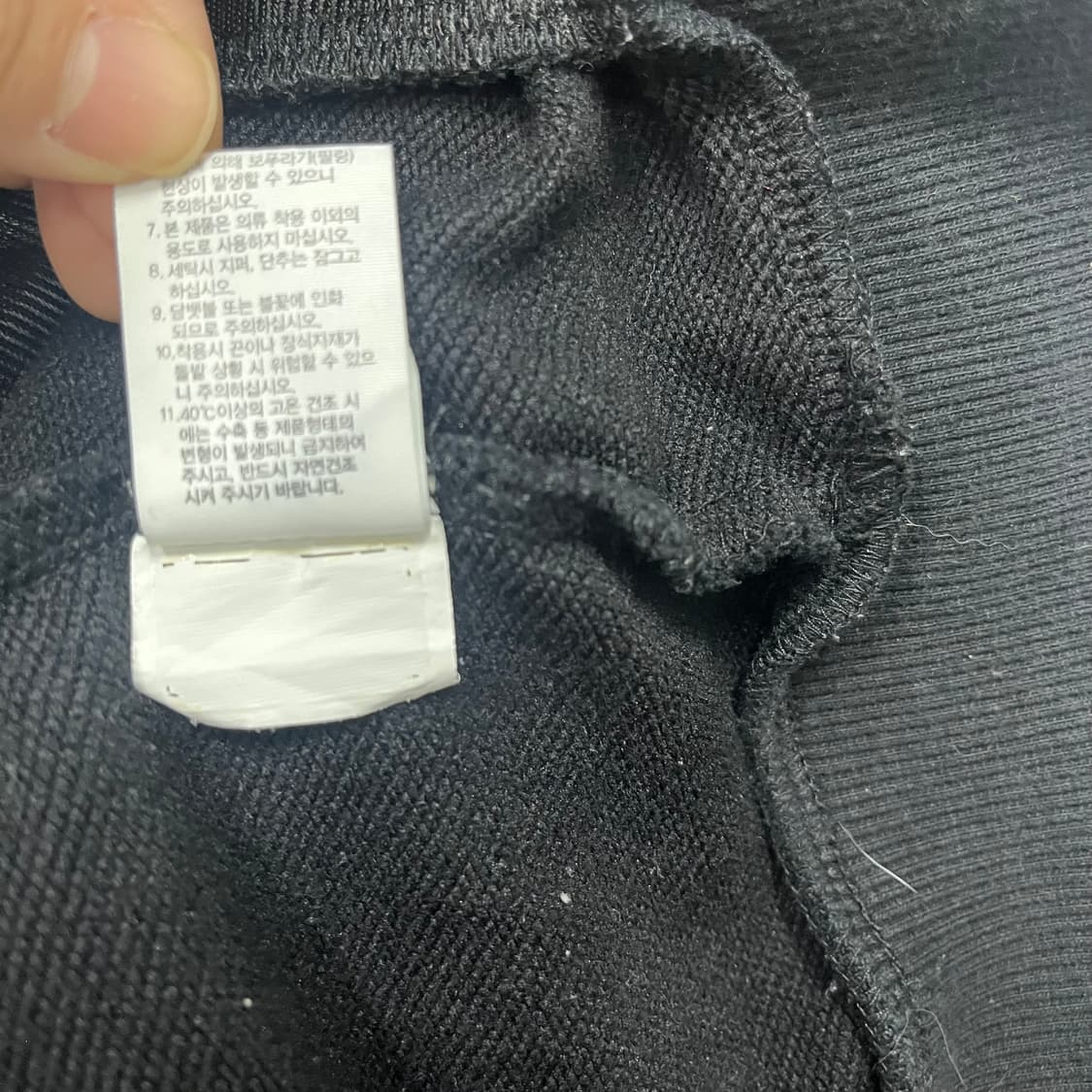 노스페이스 블랙 후드 집업 상품이미지9