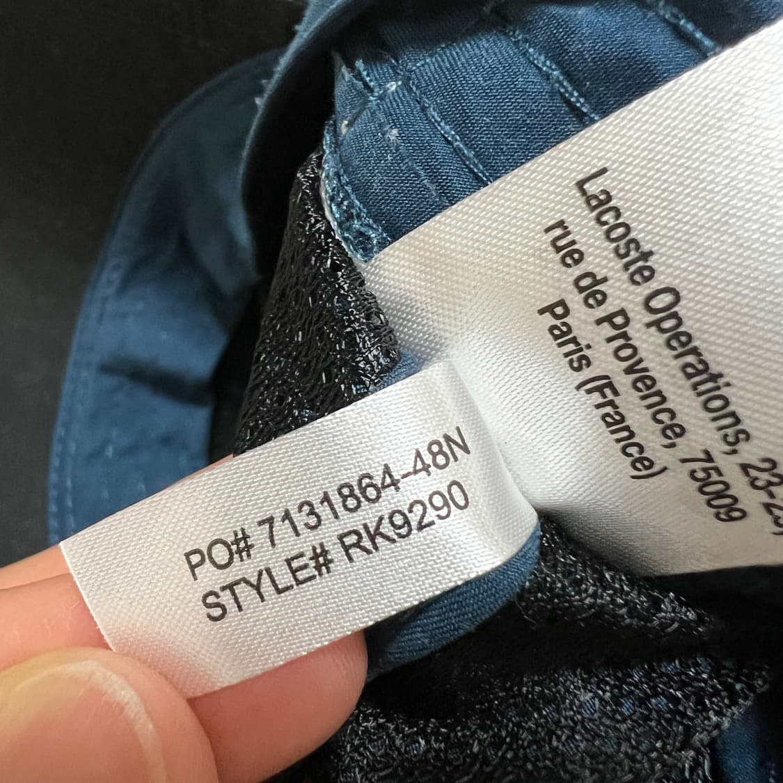 라코스테 노박 조코비치 테니스캡 네이비 상품이미지6