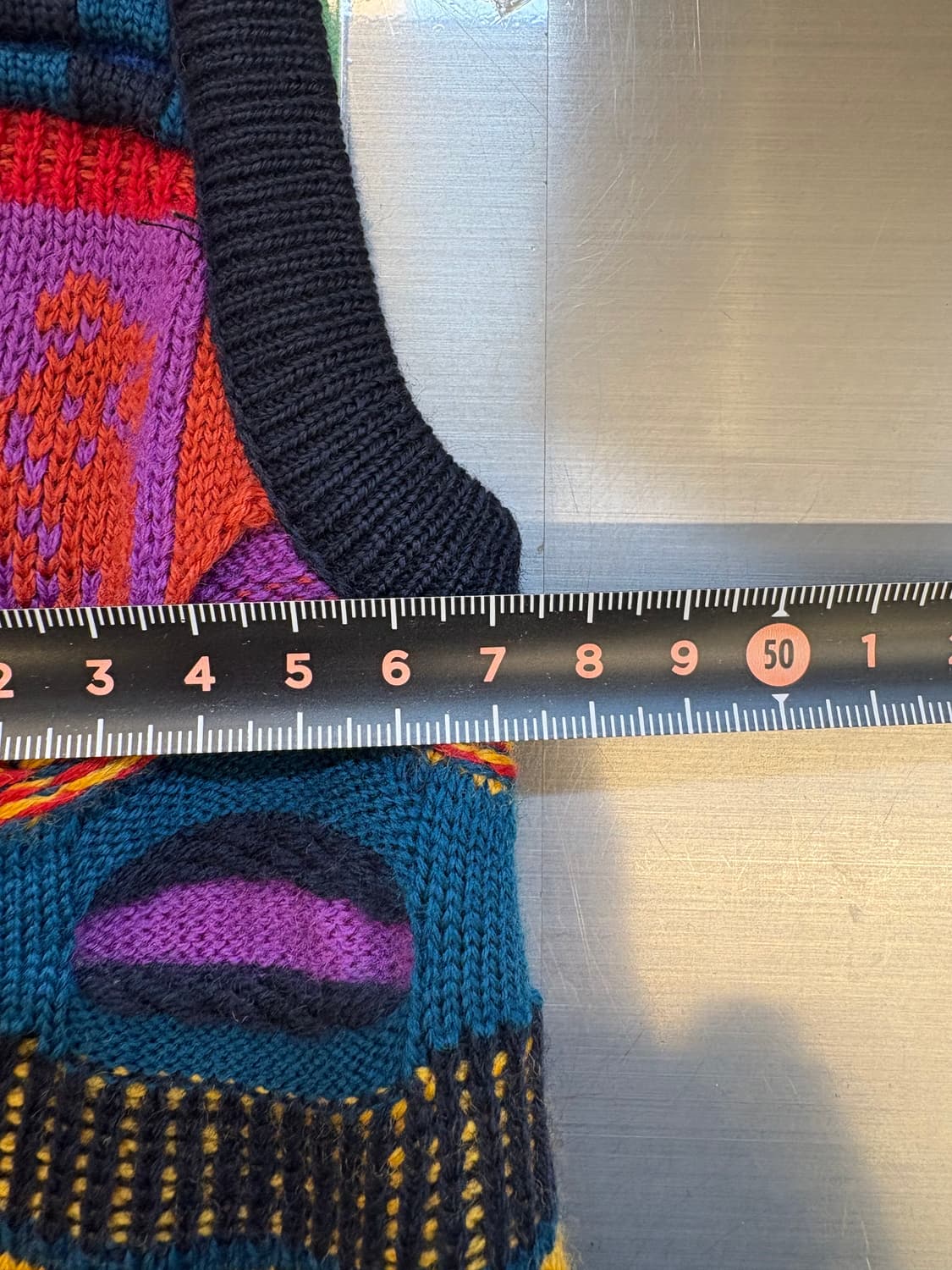 이마루 오스트레일리아 패턴 니트 베스트 상품이미지6