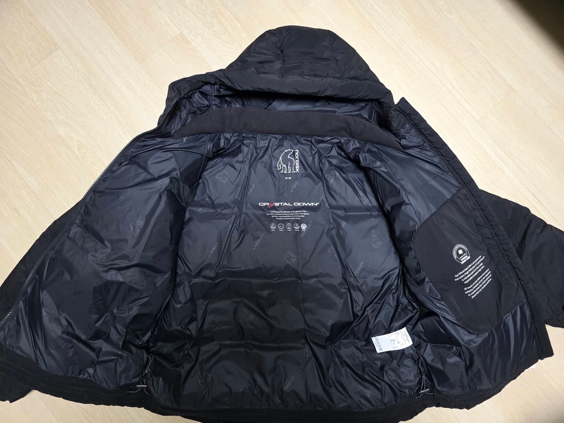 [미착용] 노르디스크 여성 레이사 크리스탈다운 캠핑 후디 점퍼 상품이미지2