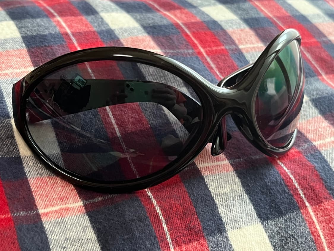 Global Eyeware 오버사이즈 블랙 히데 선글라스 상품이미지4