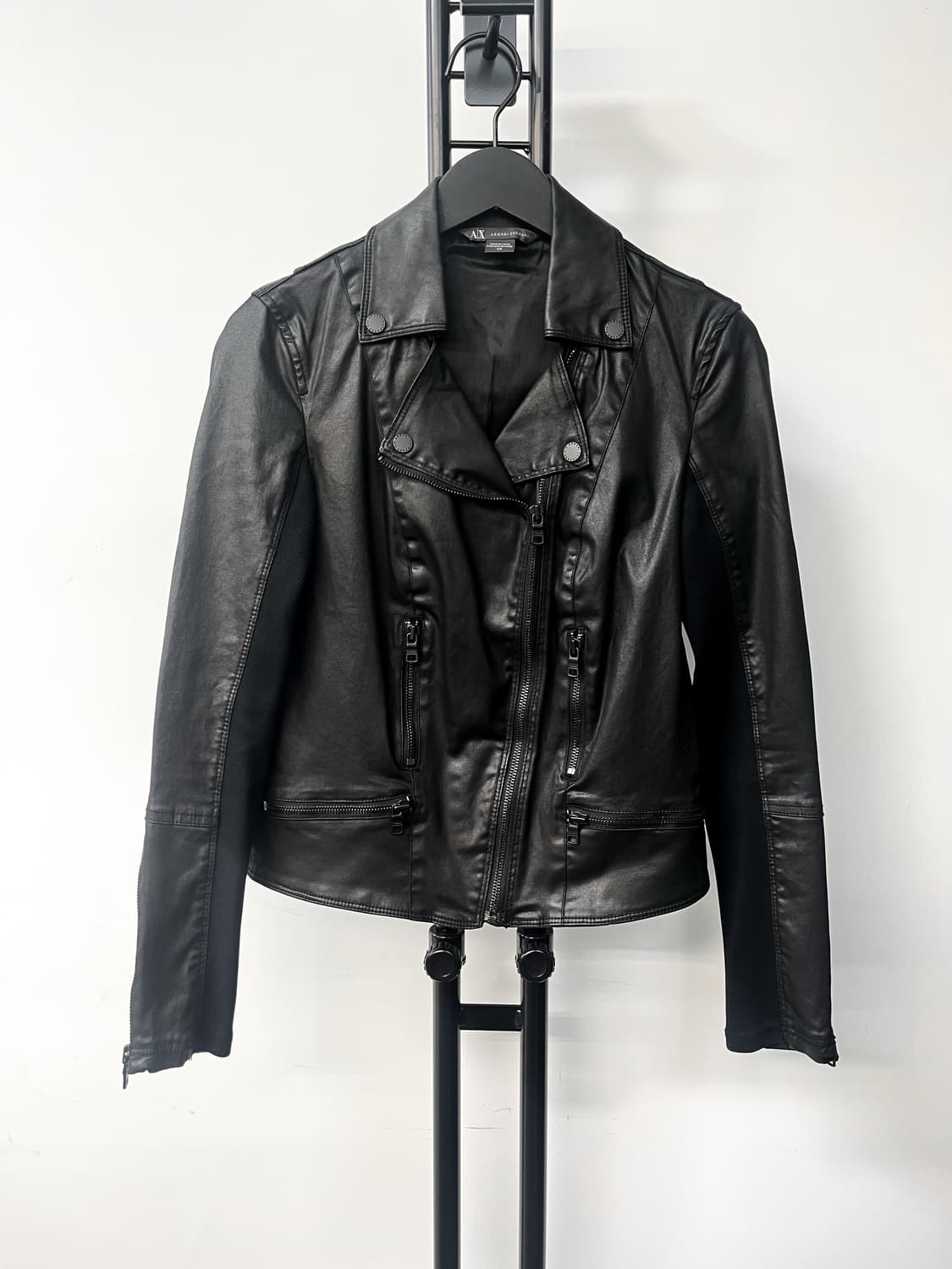 아르마니 익스체인지 PU 라이더 자켓 상품이미지1