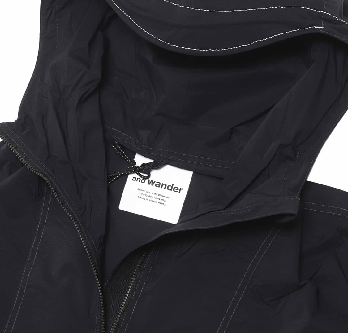 앤드원더 퍼텍스 윈드자켓 블랙 XL 상품이미지3