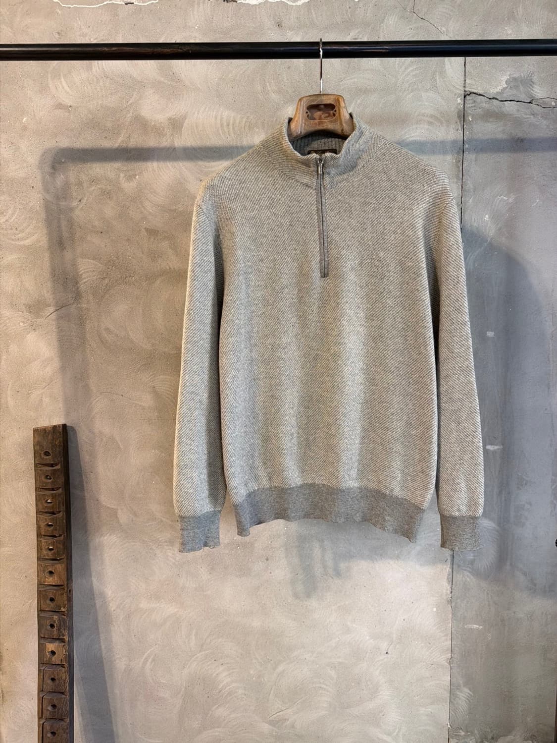 로로피아나 로드스터 풀 캐시미어 짚업 니트 105 상품이미지4