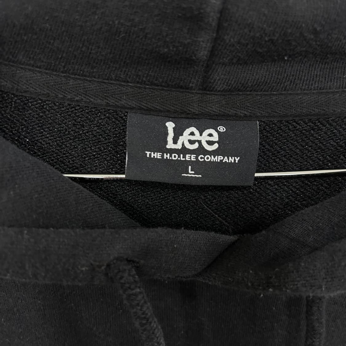 Lee 빅 로고 오버핏 헤비코튼 후드티 상품이미지3