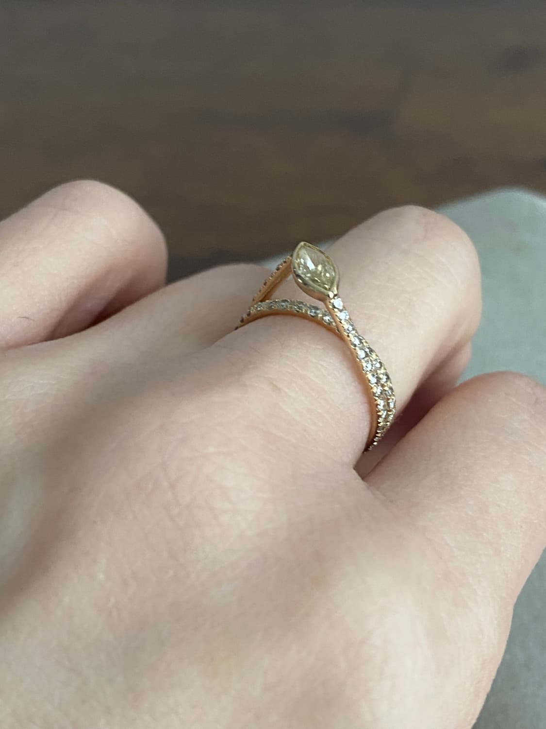 천연 다이아몬드 반지(14K) 상품이미지4