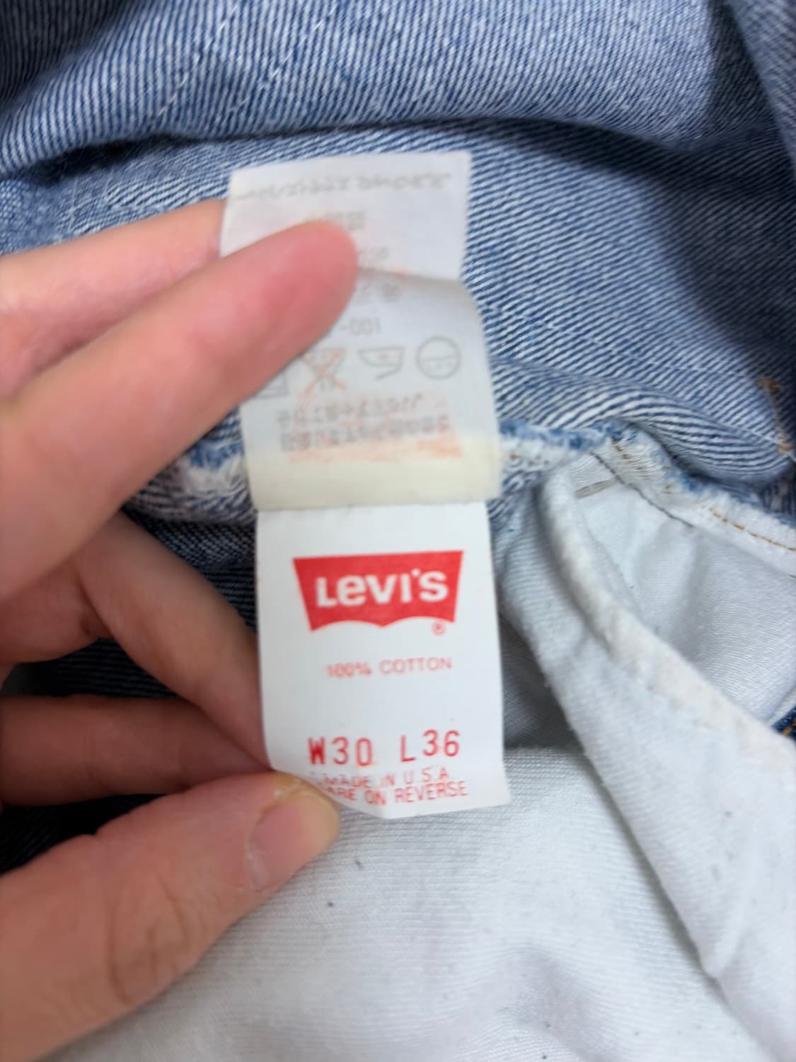 리바이스 501 데님팬츠 (28inch) made in u.s.a  상품이미지5