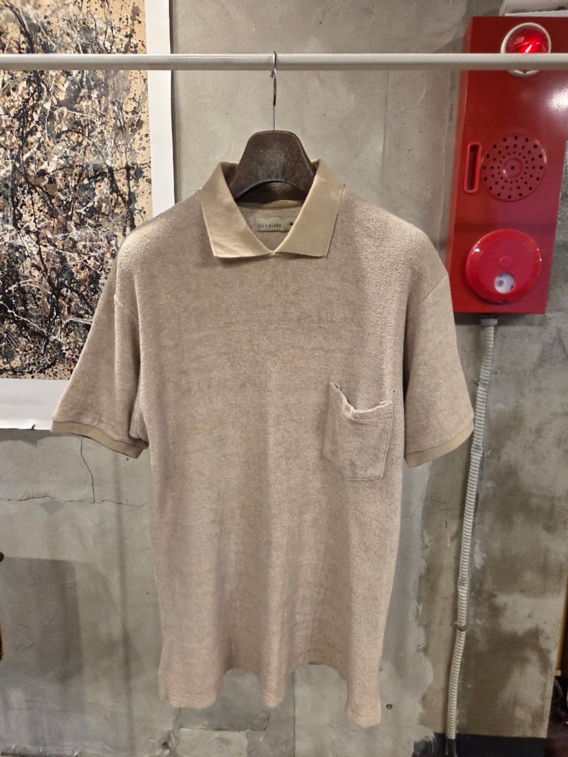 rdv o globe 테리코튼 티셔츠 상품이미지3