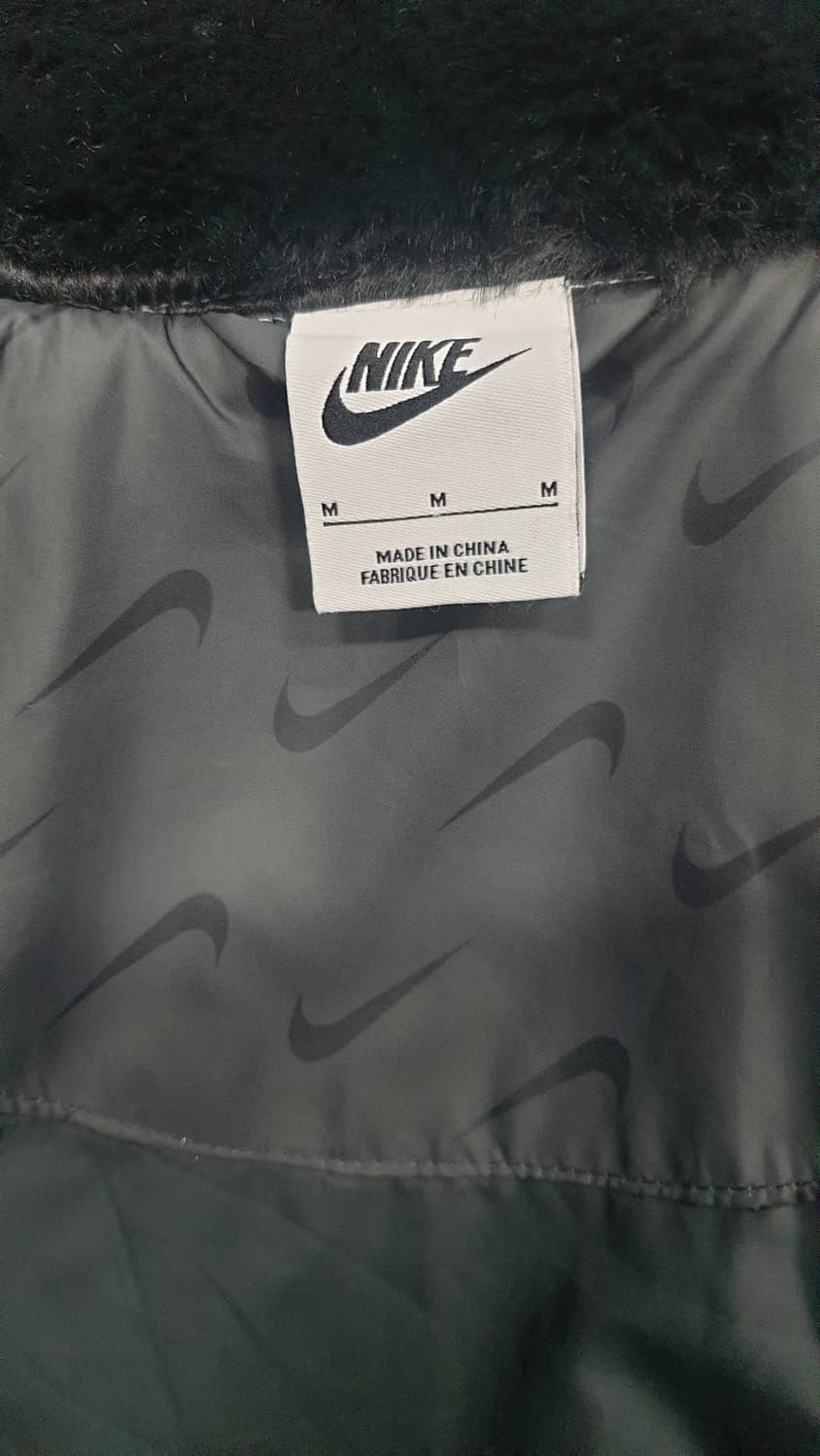 나이키 플러시 퍼 롱 자켓 M 상품이미지5