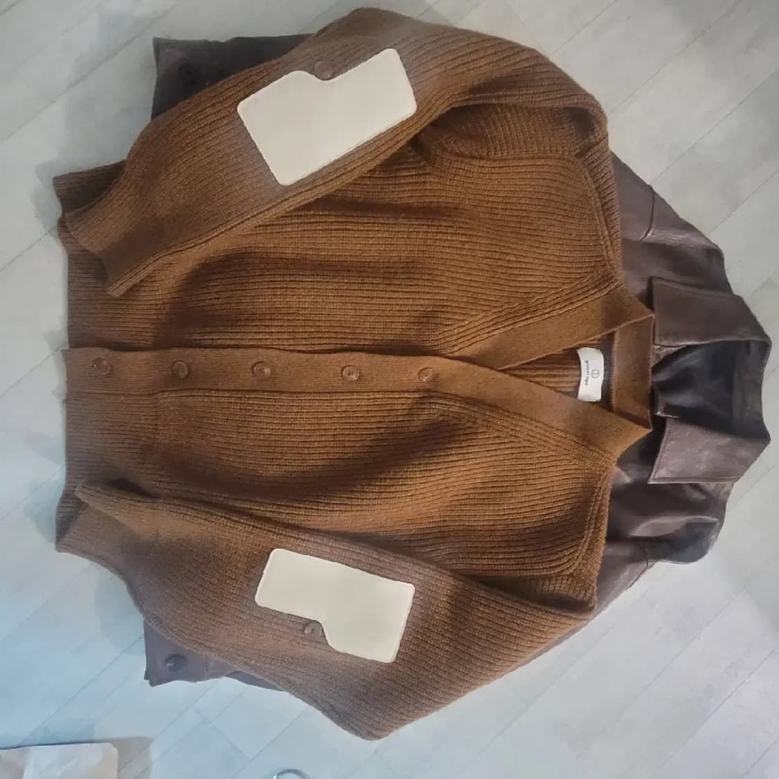 이얼즈어고 로버 울 가디건 시애나 브라운 M 상품이미지2