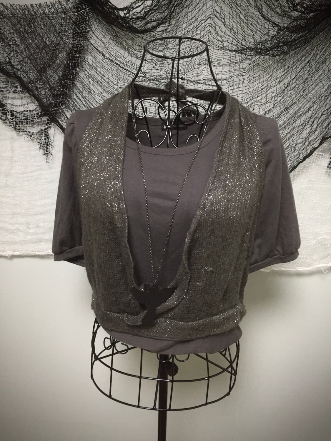 halter glitter knit T 상품이미지3