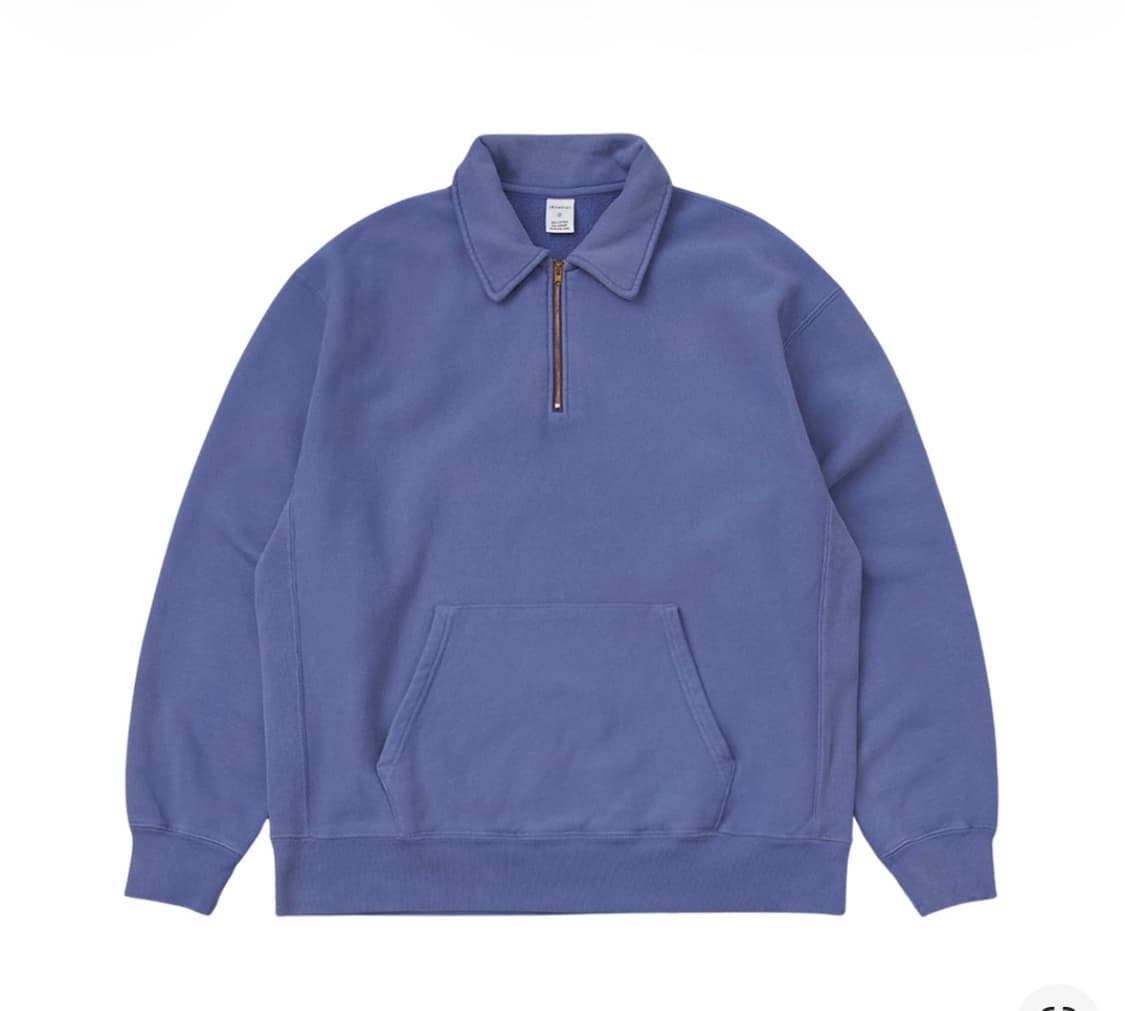 [L] 카키스 O.D 쿼터 집 풀오버 상품이미지1