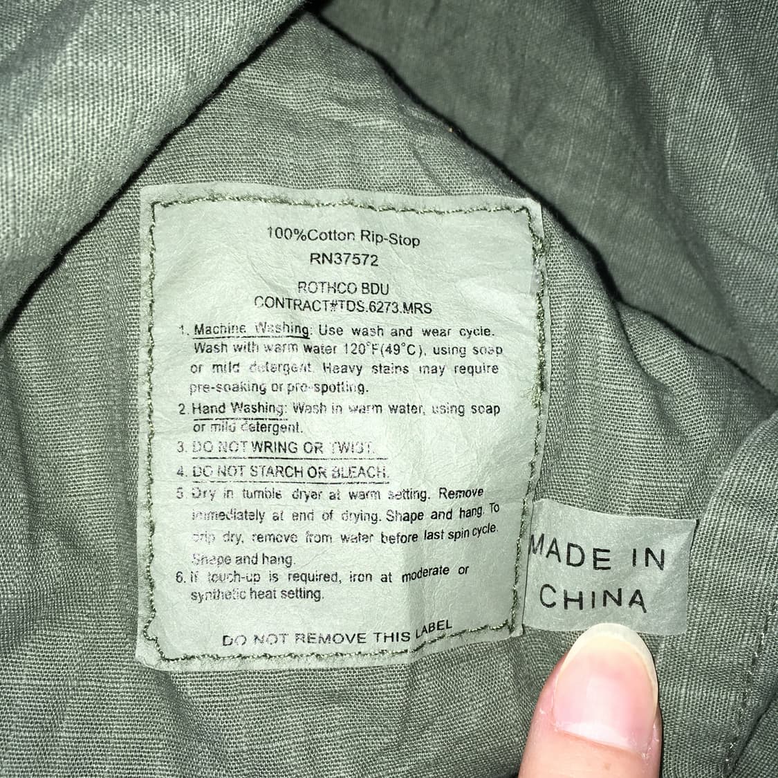 투티/A8 ROTHCO BDU 셔츠 3XL 카키 포켓 상품이미지2