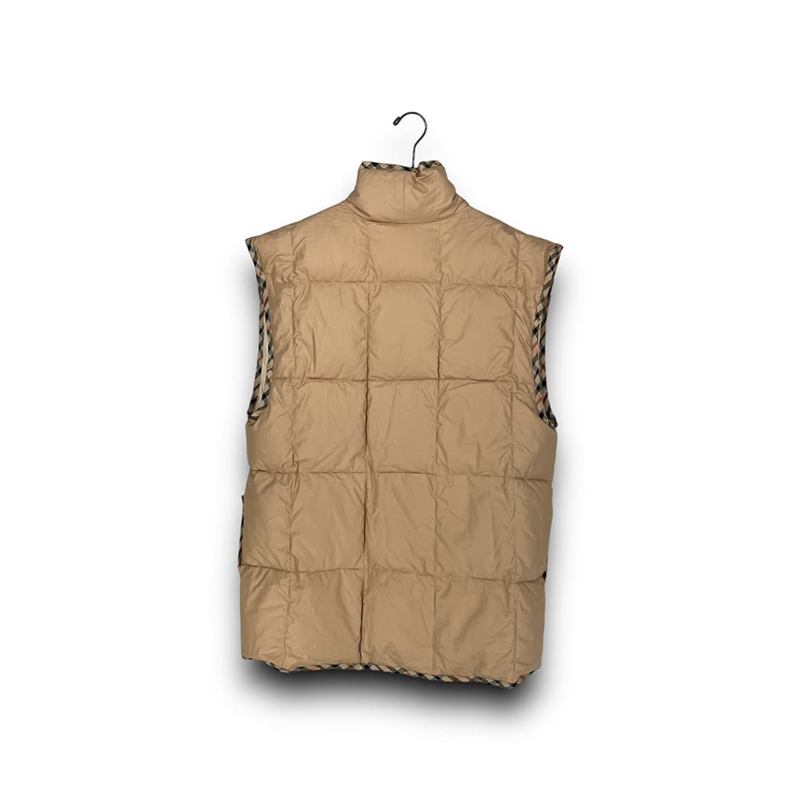 닥스 패턴 푸퍼 조끼패딩 상품이미지2