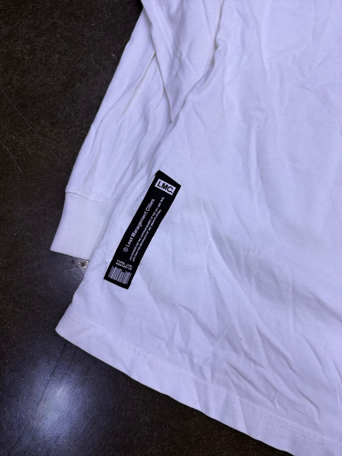 LMC 노이즈 로고 긴팔티 맨투맨 티셔츠 L 상품이미지7