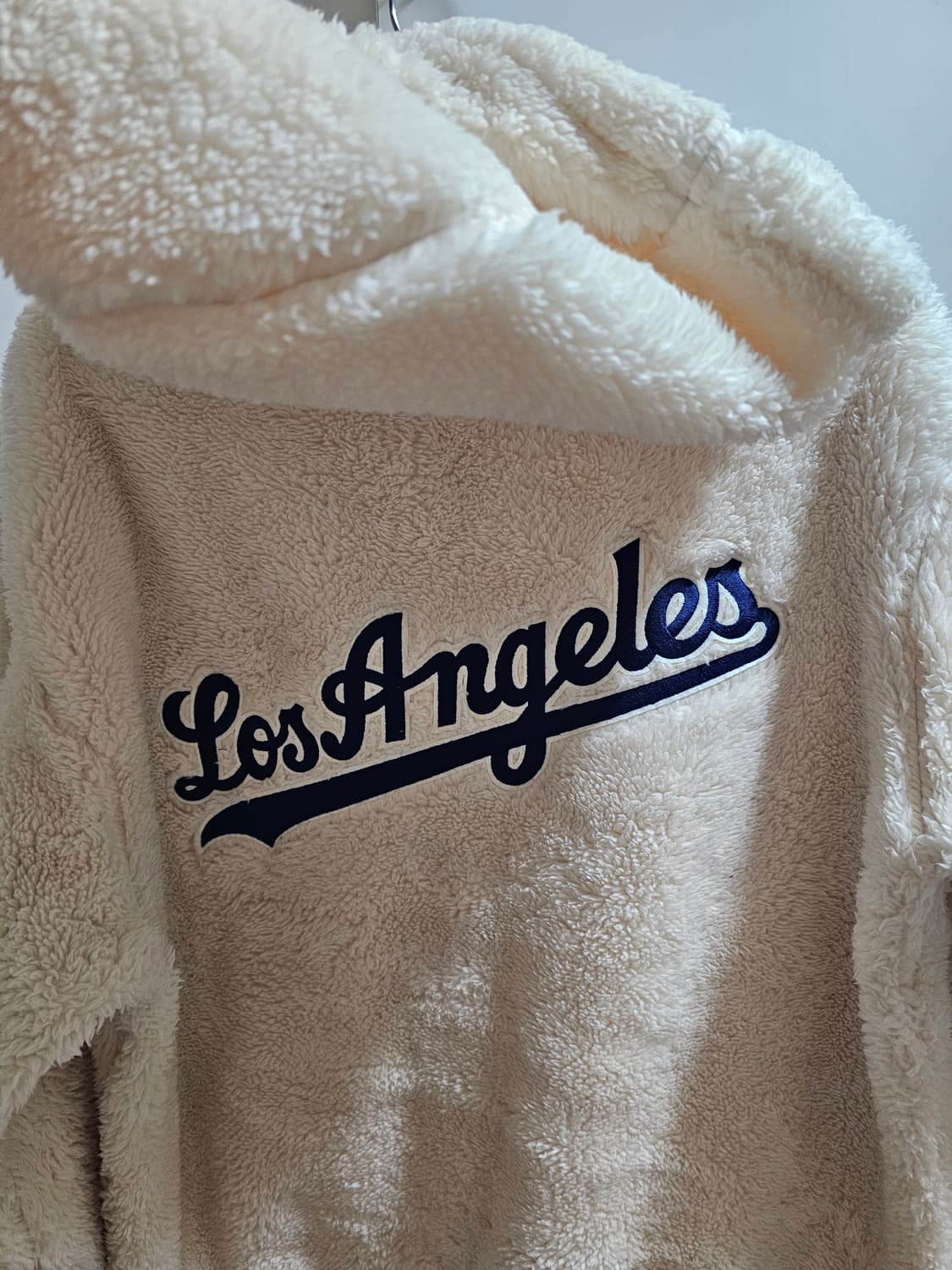 MLB LA다저스 소프트 보아 플리스 공용 후드자켓 상품이미지3
